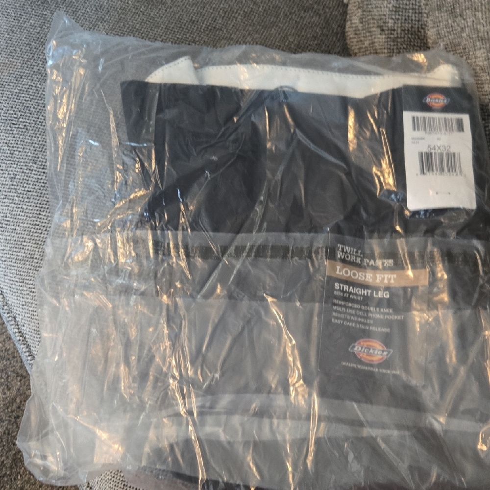 Dickies Black and White Loose Fit Pants